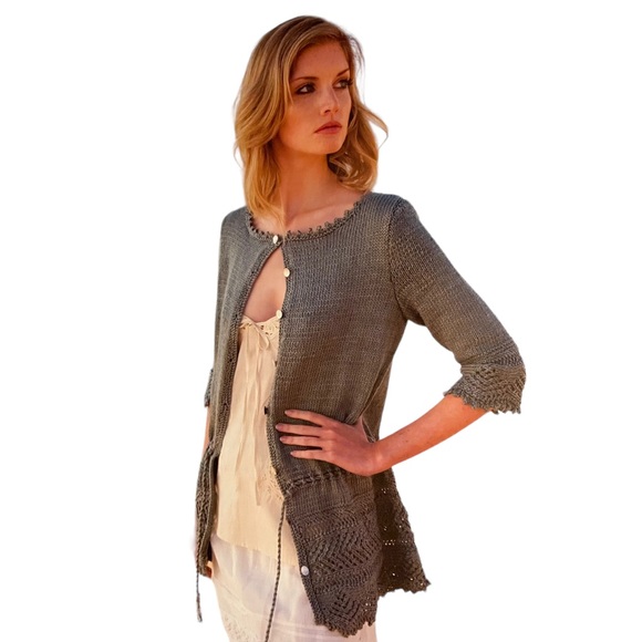 Cardigans Hardcover Knitting Book New Louisa Harding 40 Unique Designs Patterns - Picture 6 of 9